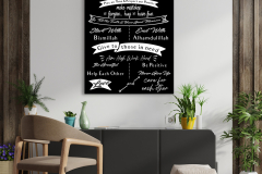 Gray Modern Background Wall Art Frame Mockup Instagram Post - 1